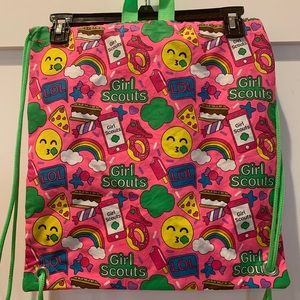 Girl Scout cinch (lined) backpack